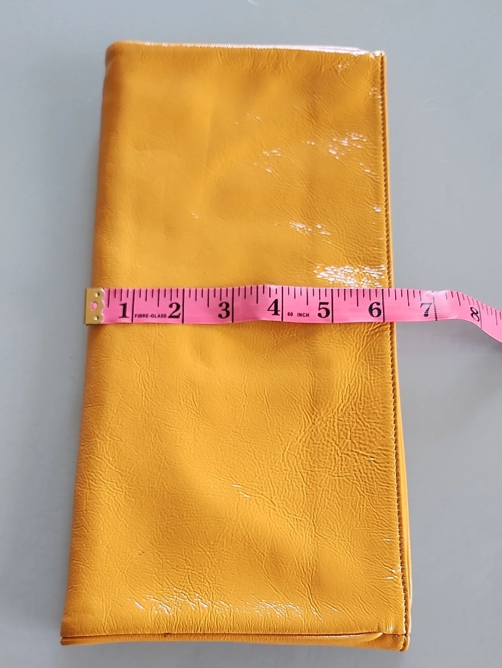 HOBO Yellow Patent Leather Clutch New‎ Dopamine New No Tags Sophisticated Chic